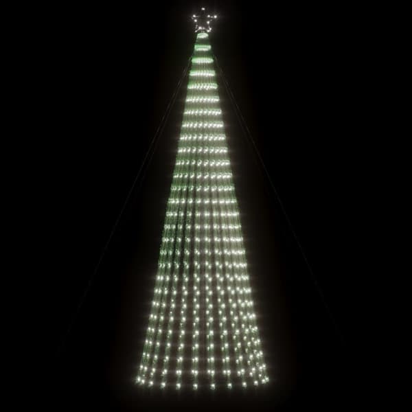 vidaXL LED julgran 688 LED kallvit 300 cm Kallvit