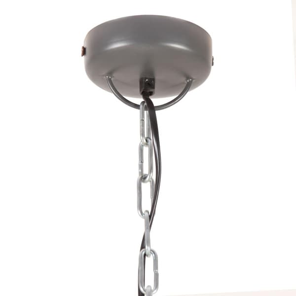 vidaXL Hänglampa industriell 32 cm grå E27 grå