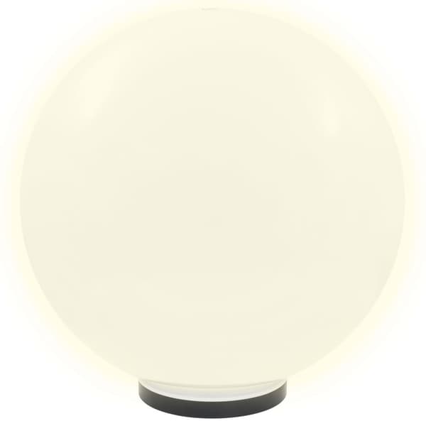 vidaXL Globlampa LED sfärisk 50 cm PMMA Vit