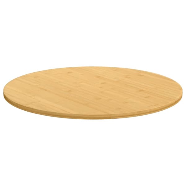 vidaXL Bordsskiva Ø70x1,5 cm bambu Brun