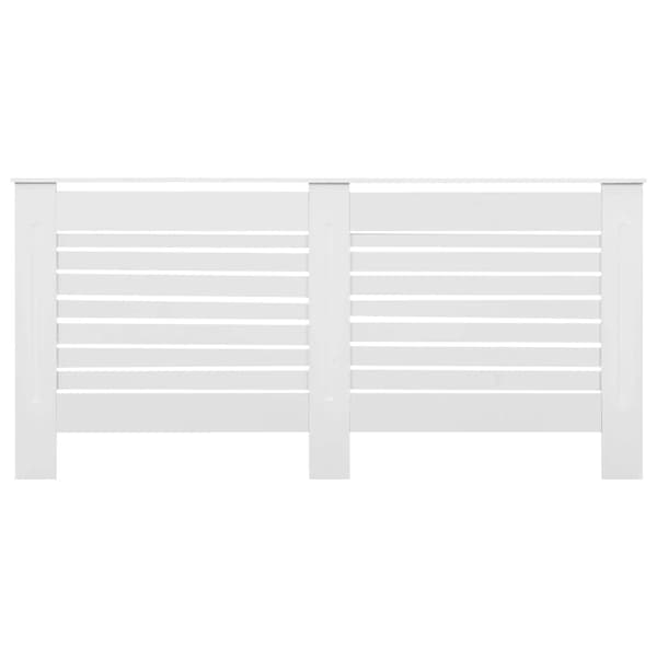 vidaXL Elementskydd vit 172x19x81,5 cm MDF Vit