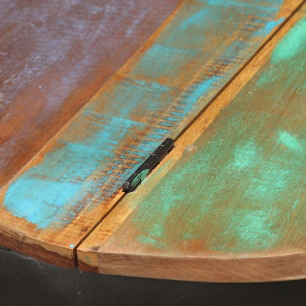 vidaXL Soffbord 53x43 cm massivt återvunnet trä Brun