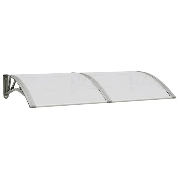 vidaXL Entrétak grå 150x75 cm polykarbonat Grå