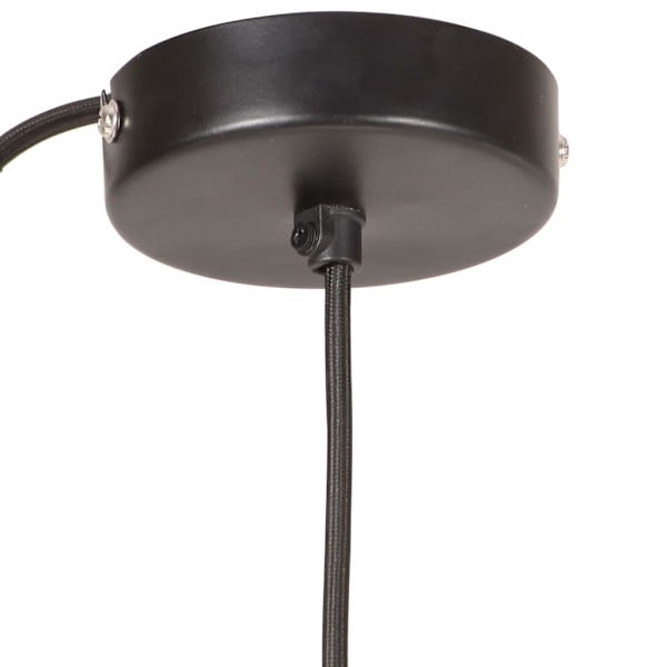 vidaXL Hänglampa industriell 25 W svart rund 17 cm E27 Svart