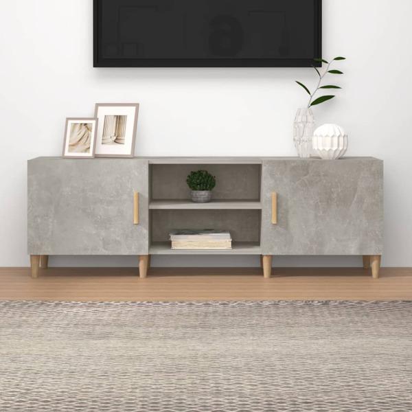 vidaXL Tv-bänk betonggrå 150x30x50 cm konstruerat trä Grå