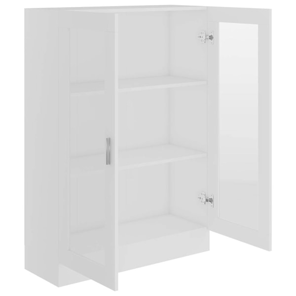 vidaXL Vitrinskåp vit 82,5x30,5x115 cm konstruerat trä Vit
