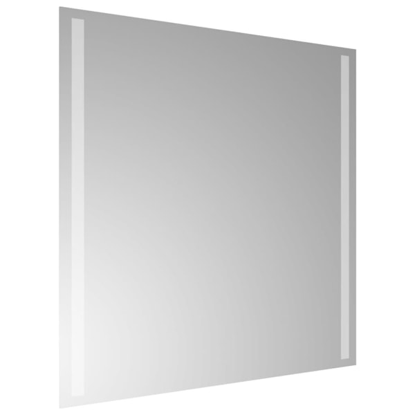 vidaXL Badrumsspegel LED 60x60 cm Transparent