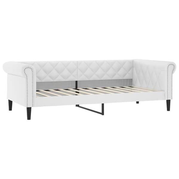 vidaXL Dagbädd vit 80x200 cm konstläder Vit