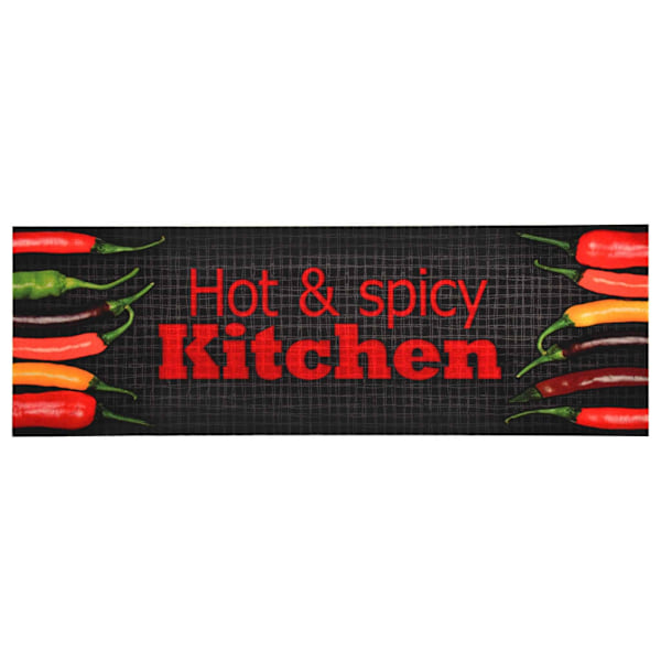 vidaXL Köksmatta maskintvättbar Hot&Spicy 60x180 cm multifärg