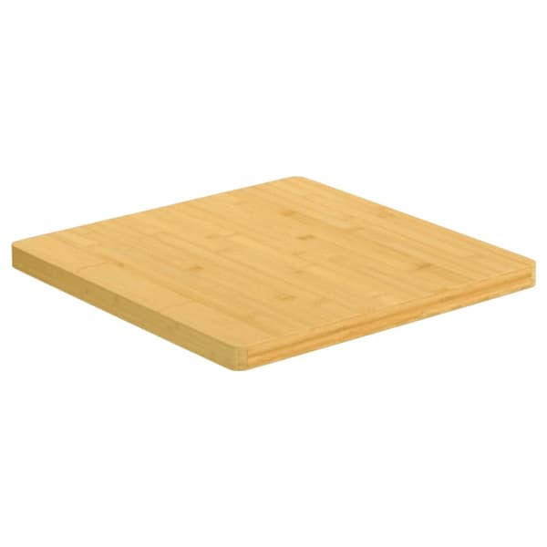 vidaXL Bordsskiva 60x60x2,5 cm bambu Brun