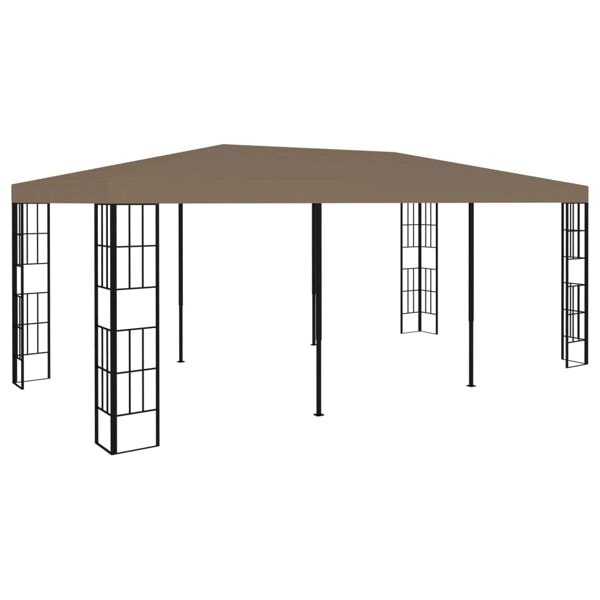 vidaXL Paviljong 6x3 m taupe Taupe