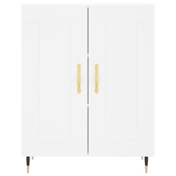 vidaXL Skåp vit 69,5x34x90 cm konstruerat trä Vit