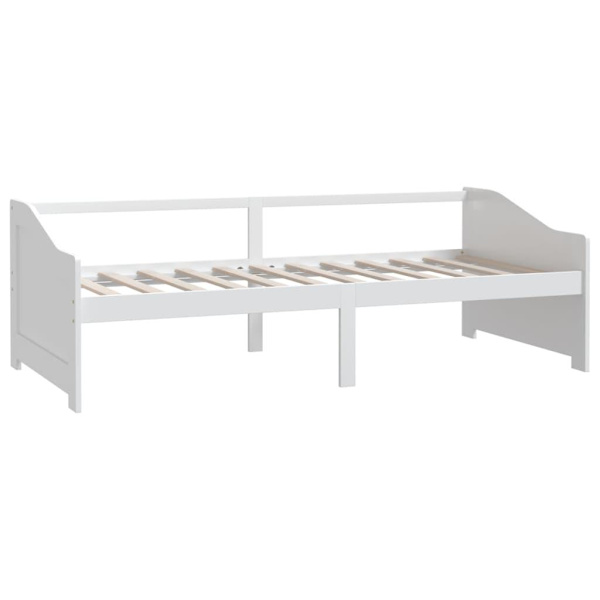 vidaXL Dagbädd 3-sits vit massiv furu 90x200 cm Vit