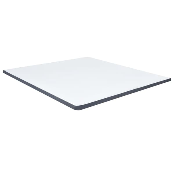 vidaXL Resårsäng mörkgrå tyg 200x200 cm grå