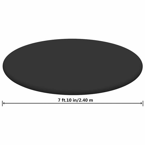 Bestway Poolöverdrag Flowclear Fast Set 240 cm Svart