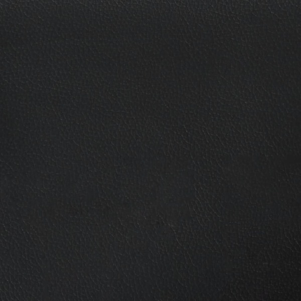 vidaXL Pocketresårmadrass svart 100x200x20 cm konstläder Svart