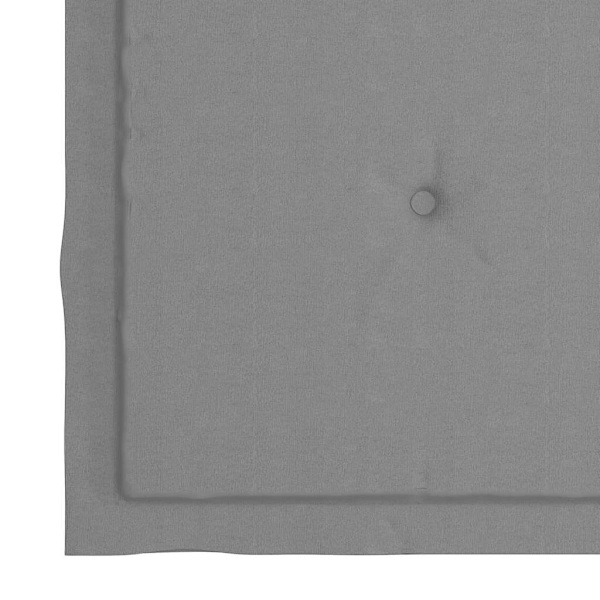 vidaXL Stapelbara trädgårdsstolar med dynor 4 st massiv teak grå