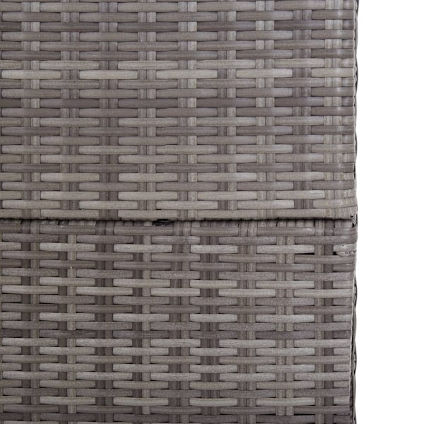 vidaXL Dynbox grå 150x100x100 cm konstrotting grå
