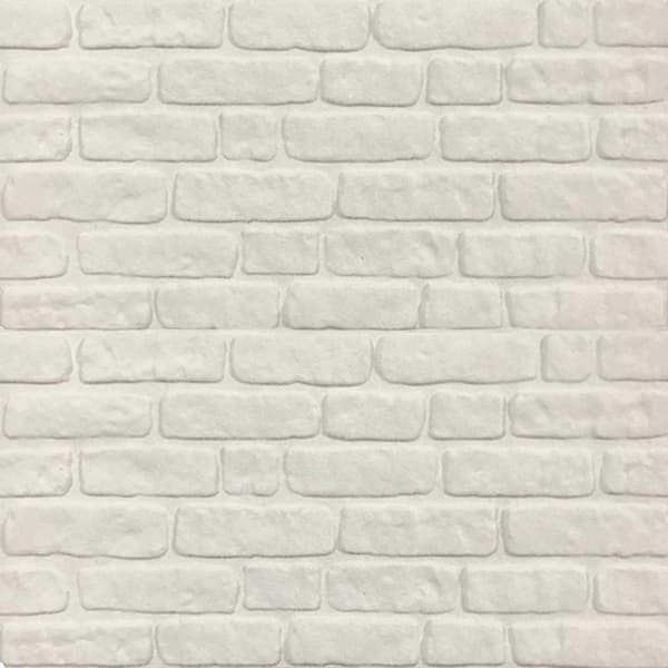 vidaXL Väggpaneler 10 st 100 x 50 cm Vit EPS Skum Vit