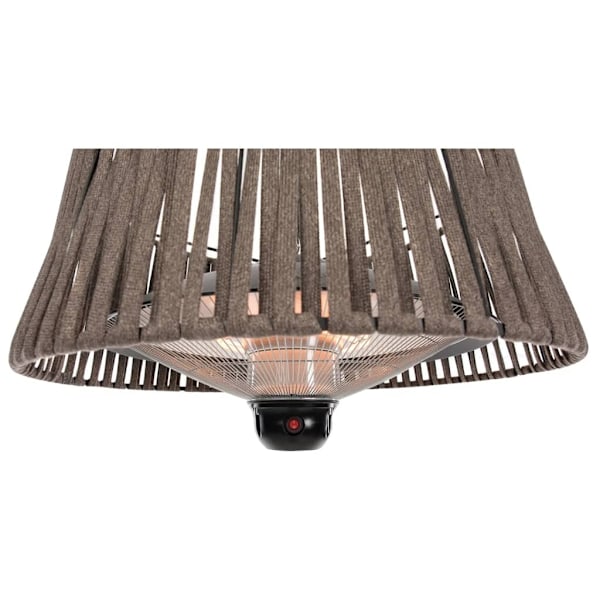 Sunred Hängande terrassvärmare Artix Corda 1800 W halogen brun Brun