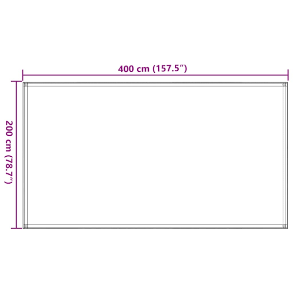 vidaXL Tältmatta 200x400 cm antracit Antracit