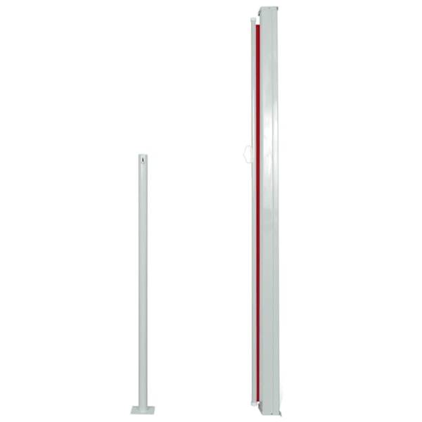 vidaXL Infällbar sidomarkis 160x300 cm röd Röd