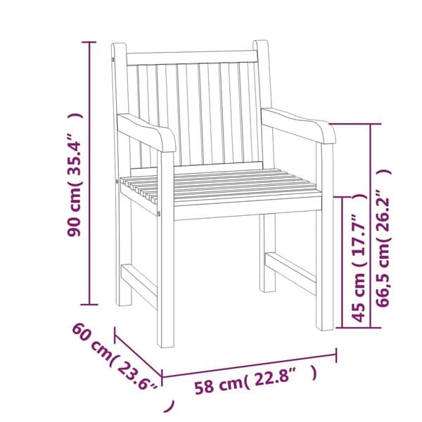 vidaXL Matgrupp för trädgården 5 delar massiv teak Brun