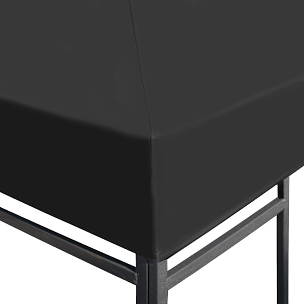 vidaXL Paviljongtak 310 g/m² 3x3 m grå grå