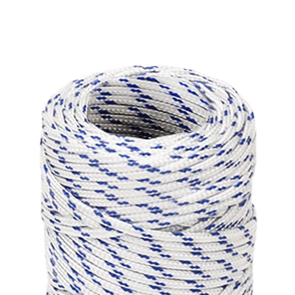 vidaXL Båtlina vit 2 mm 500 m polypropylen