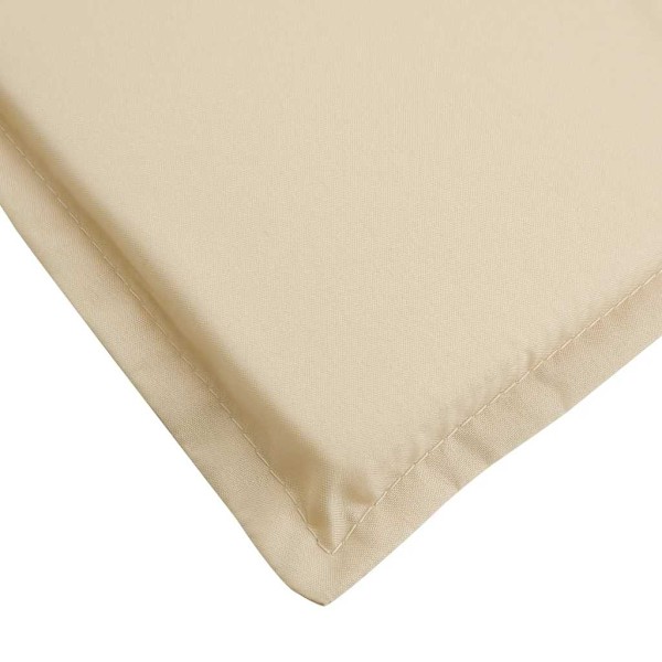 vidaXL Dyna till solsäng beige 180x60x4 cm oxfordtyg Beige