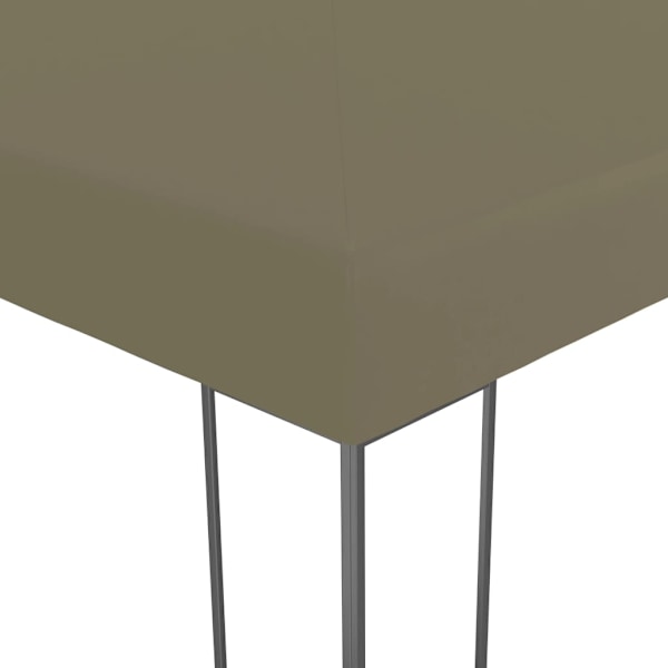 vidaXL Paviljong 3x3 m taupe 180 g/m² Taupe