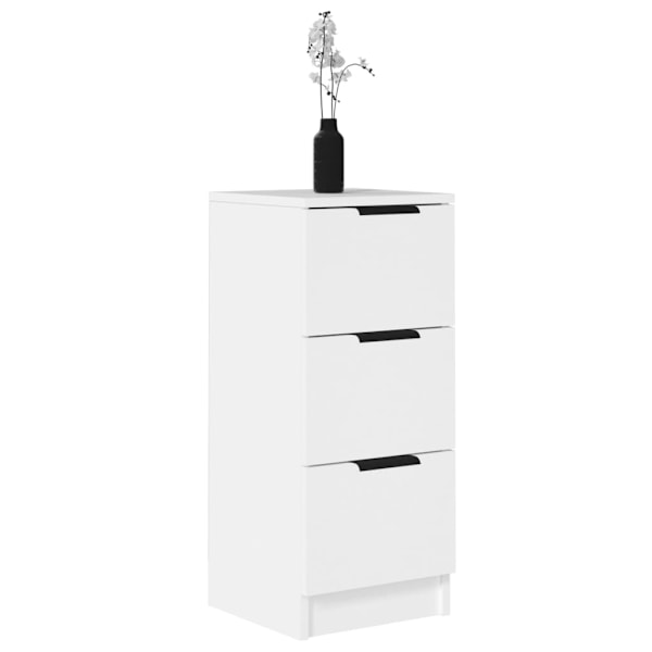 vidaXL Förvaringsskåp 2 st vit 30x30x70 cm konstruerat trä Vit