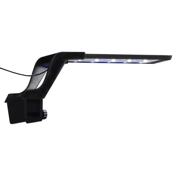 vidaXL Akvariebelysning med klämma 25-45 cm blå och vit