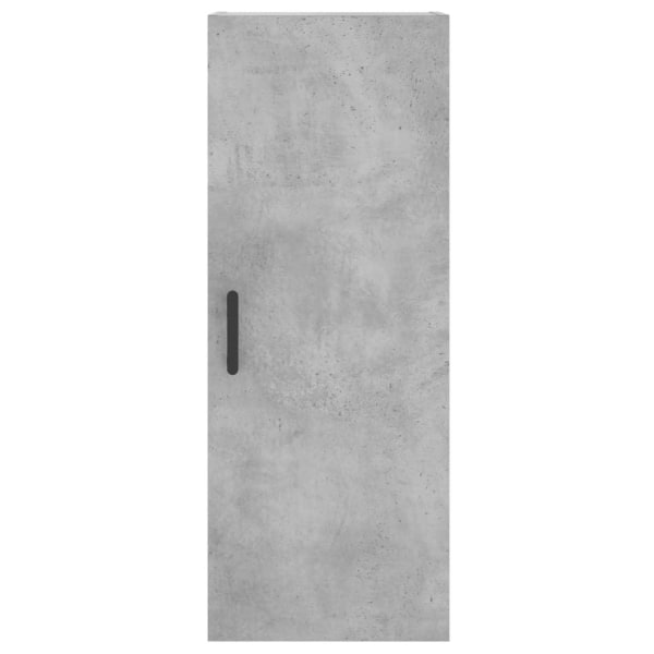vidaXL Högskåp betonggrå 34,5x34x180 cm konstruerat trä Grå