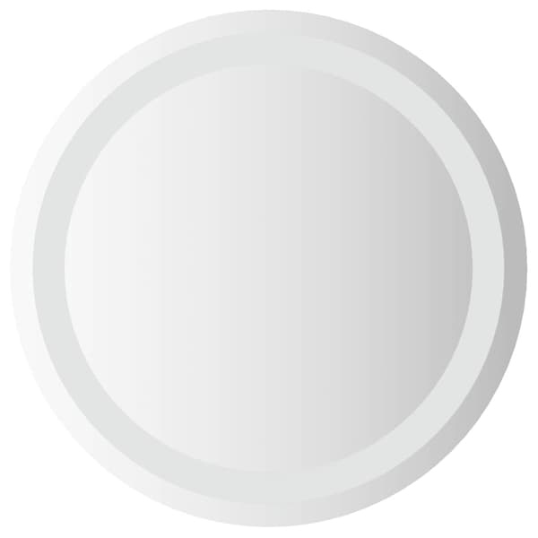 vidaXL Badrumsspegel LED 40 cm rund Transparent
