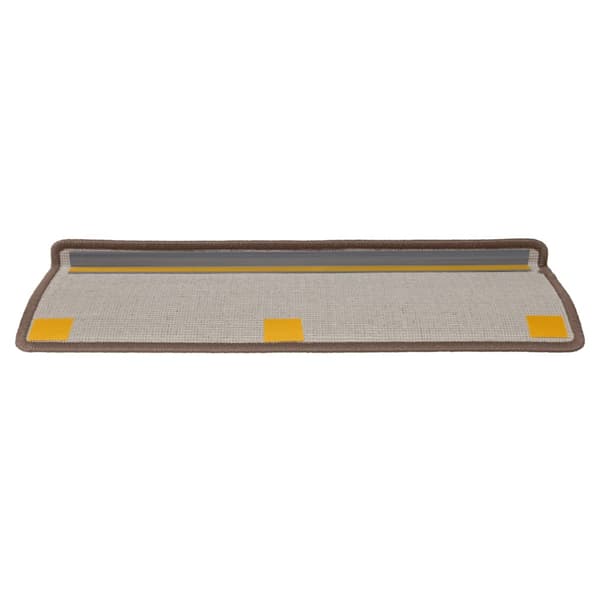 vidaXL Trappstegsmattor 15 st 65x25 cm brun Brun