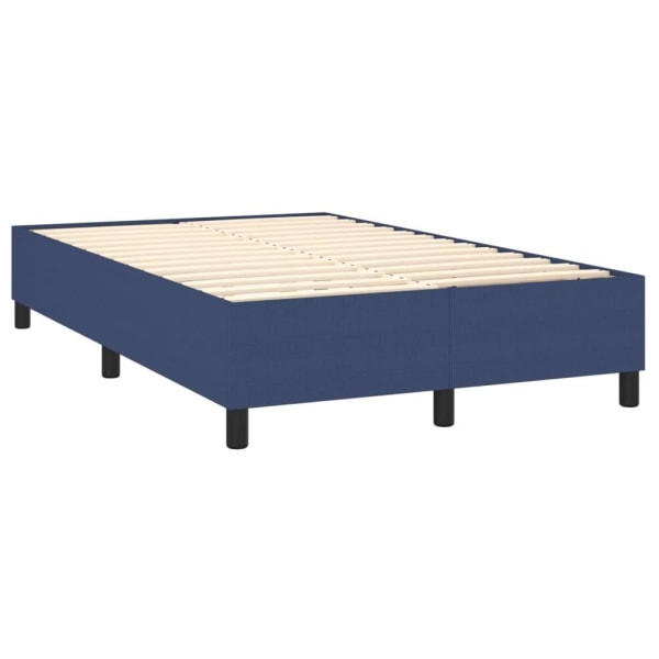 vidaXL Ramsäng med madrass blå 120x200 cm tyg Blå