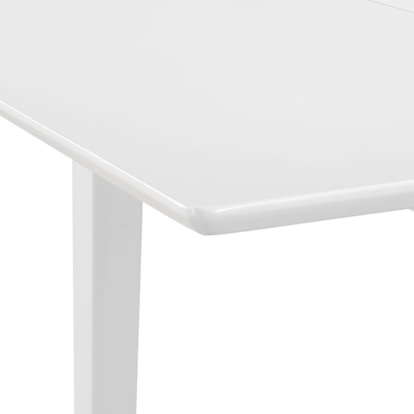 vidaXL Matgrupp 5 delar MDF vit Vit