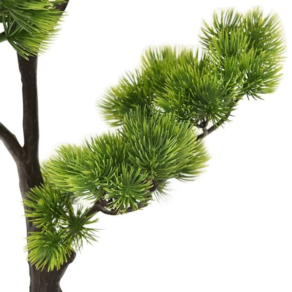 vidaXL Konstgjort bonsaiträd i kruka tall 60 cm grön Grön