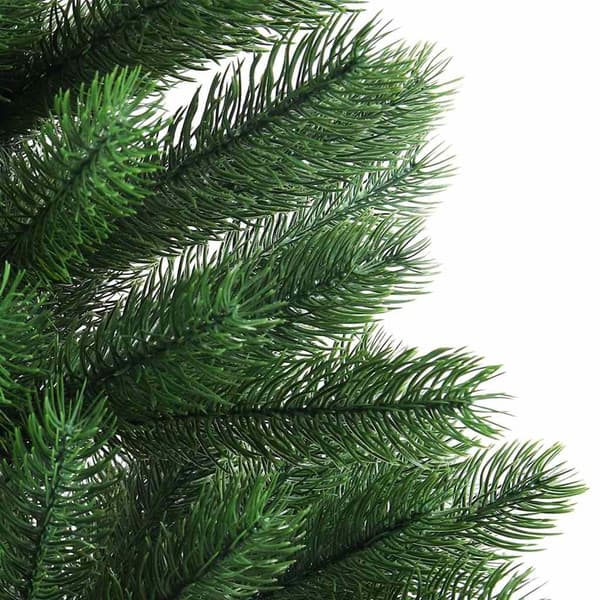 vidaXL Belyst plastgran med kulor 65 cm grön Grön