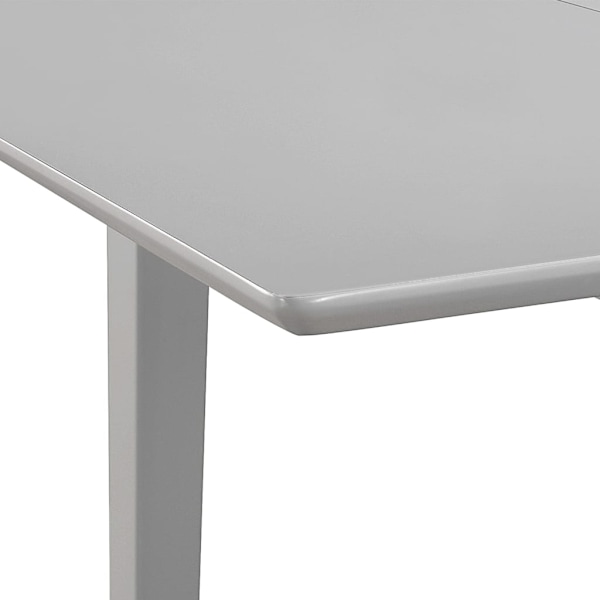 vidaXL Utdragbart matbord (80-120)x80x74 cm grå MDF grå