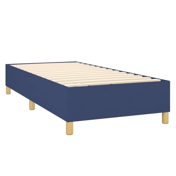 vidaXL Ramsäng med madrass blå 80x200 cm tyg Blå