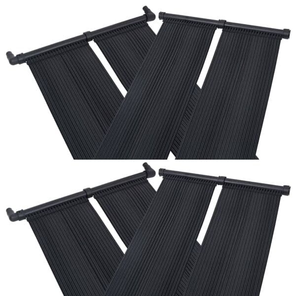 vidaXL Solfångare för pool 4 st 80x310 cm