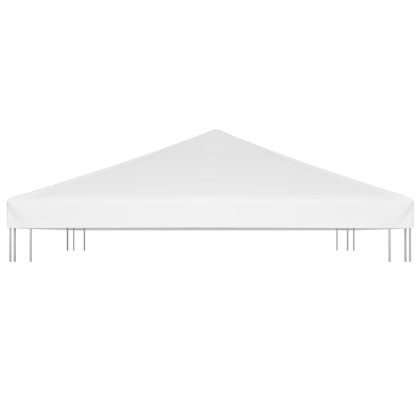 vidaXL Paviljongtak 270 g/m² 4x3 m vit Vit