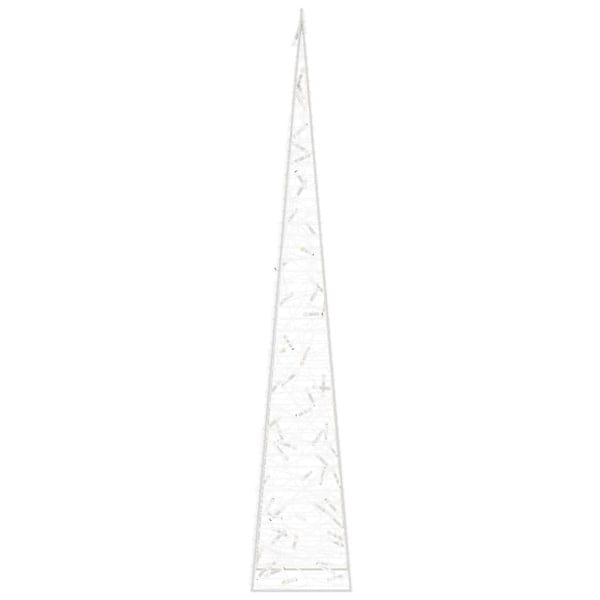 vidaXL Ljuskon LED akryl flerfärgad 120 cm Silver