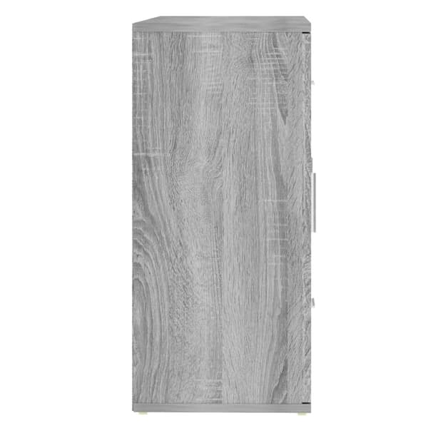 vidaXL Skänk grå sonoma 91x29,5x65 cm konstruerat trä Grå