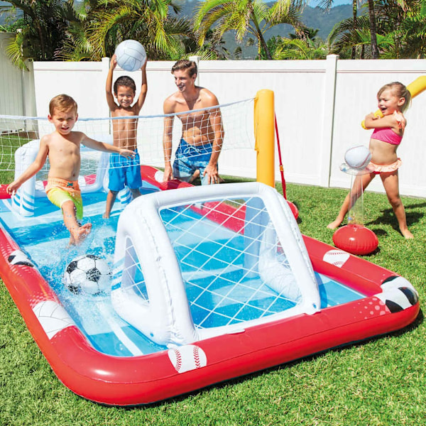 INTEX Vattenlekplats Action Sports Play Center 325x267x102 cm Flerfärgsdesign