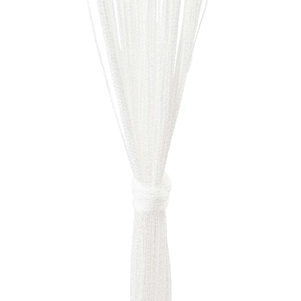 vidaXL Trådgardiner 2 st 100x250 cm vit Vit
