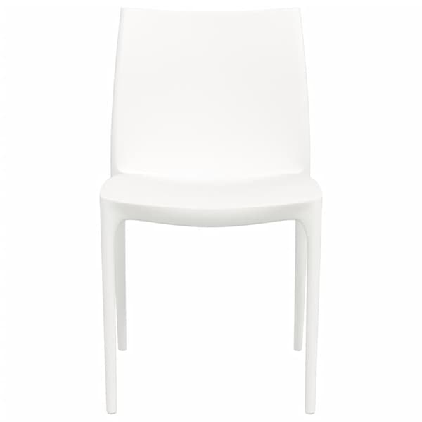 vidaXL Trädgårdsstolar 2 st vit 50x46x80 cm polypropen Vit