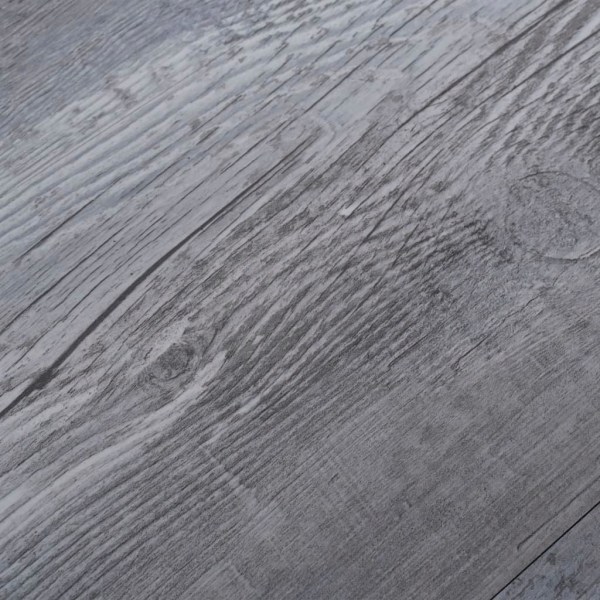 vidaXL Självhäftande PVC-golvplankor 5,21 m² 2 mm mattgrått trä grå